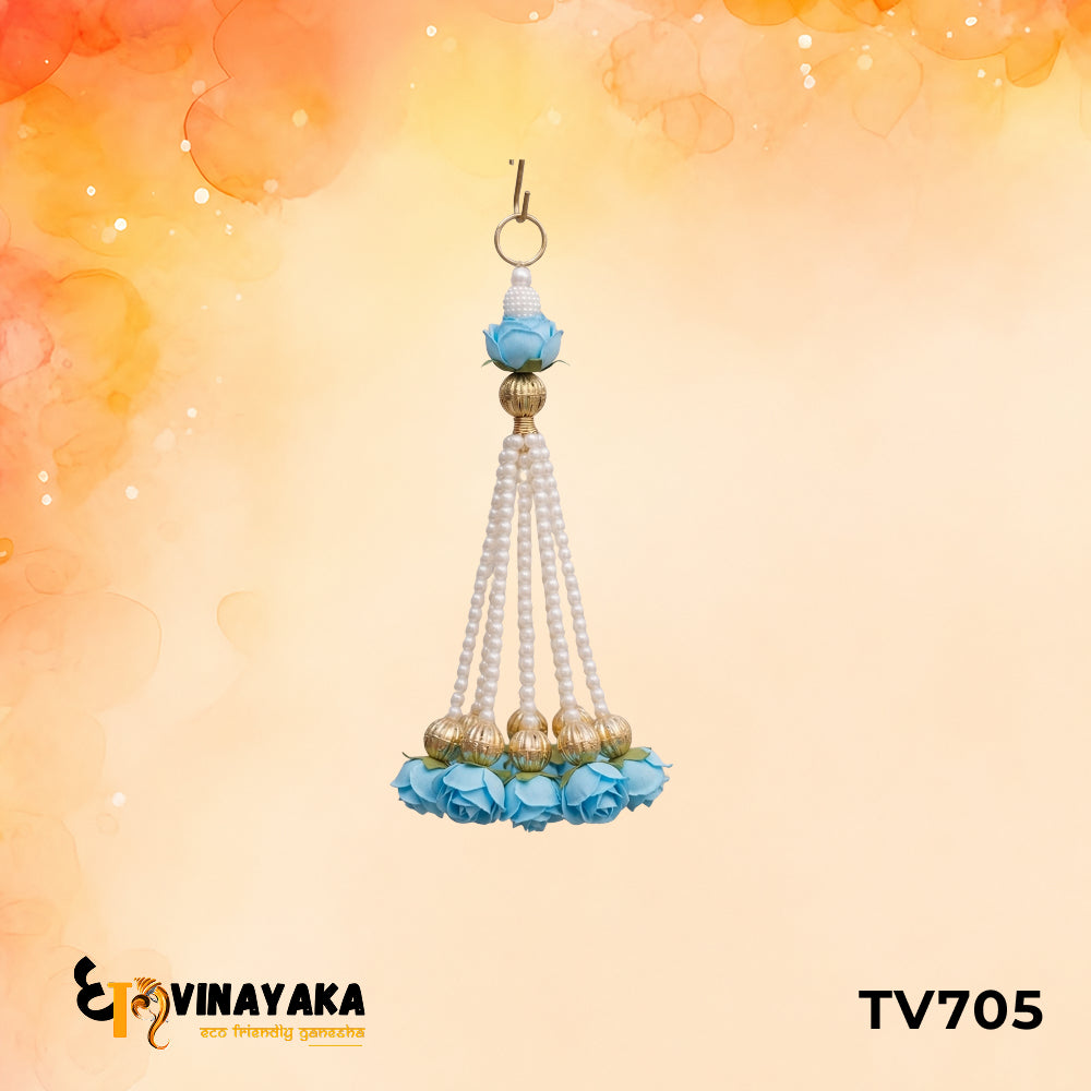 TV705 - Blue Rose Hanging (Single Piece)